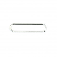Spacer rectangle round 5x21mm - Silver 925 x 2pcs