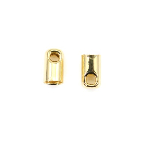 Terminators for 2.5mm thread plated by "flash" gold on brass x 10 pcs