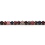 Ruby Sapphire Faceted Round 4mm x 40cm
