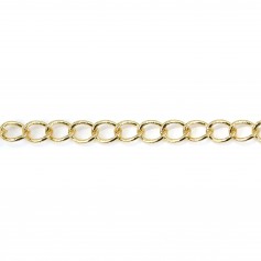Chain curb chain golden flash 3x4mm x 1M