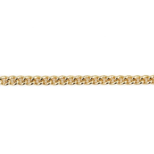 Cadena "flash" oro sobre latón 1.1x1.45mm x 1M