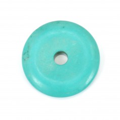 Natural Donut Turquoise 35mm x 1pc