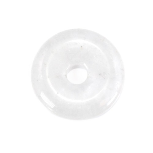 Ciambella di cristallo di rocca 30 mm x 1 pz