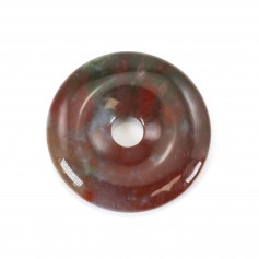 Indian Agate Donut 30mm x 1pc