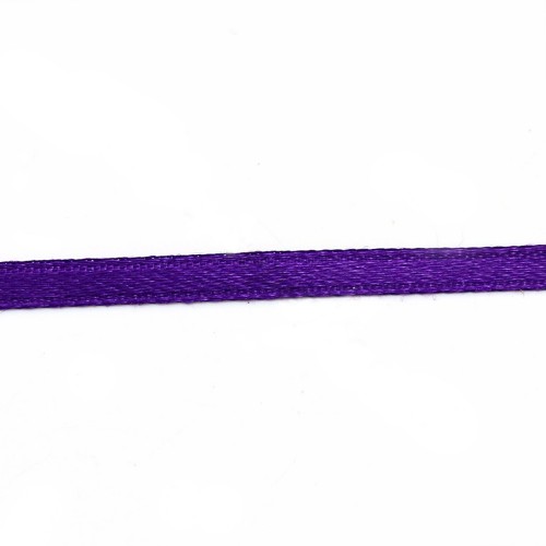 Filo di poliestere viola satinato bifacciale 3 mm x 5 m