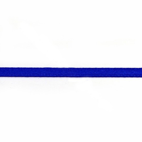Doppelseitiges Polyestergarn Satin 3mm Marineblau x 5 m