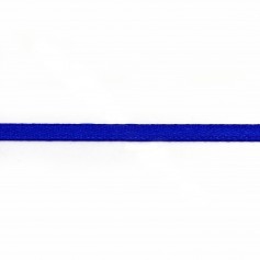 Doppelseitiges Polyestergarn Satin 3mm Marineblau x 5 m