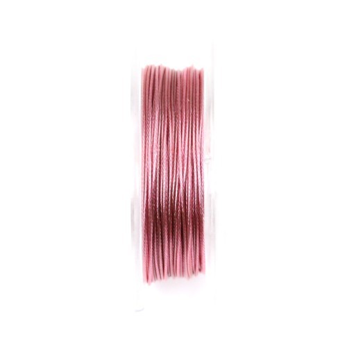 7 fios fio rosa 0,45mm x 10 m
