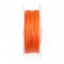 Orange waxed cotton cords 1.0mm x 20m