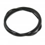 Black cowhide leather tape 2mm x 1m