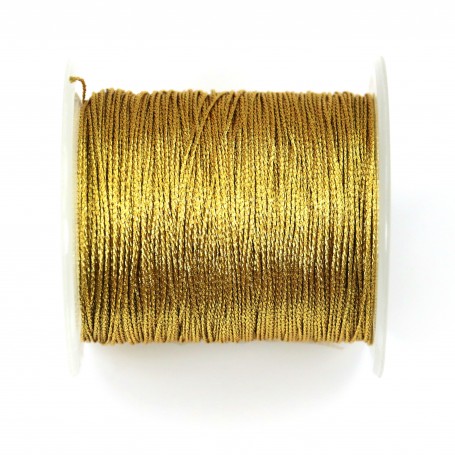 Braided golden thread polyester 0.3mm x 150 m