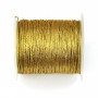 Goldenes Polyestergarn, gedreht 0.6mm x 70m