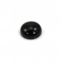 Round Obsidian cabochon 6mm x 4pcs