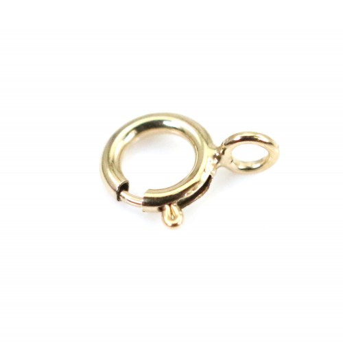 Federverschluss Gold Filled 5mm - geschlossener Ring x 2pcs