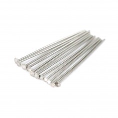 Pin tête plate 25x0.6mm 304 Stainless Steel x 20pcs