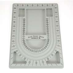 Beads boards, in gray color, 33x24cm x 1pc