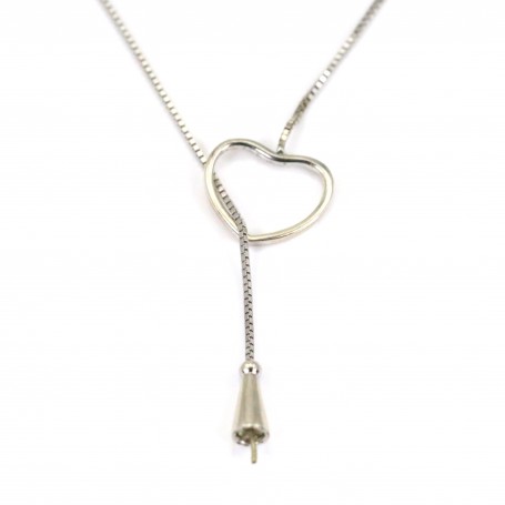 Serpentine links necklace 925 silver x 45cm