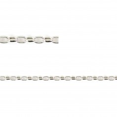 Silver chain 925 oval 1.7x2.5mm x 50cm