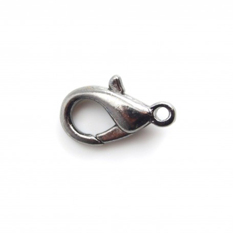 Black colored lobster clasp 11.7mm x1pc