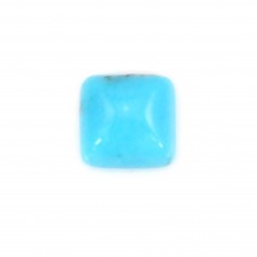Cabochon de Turquoise, carré 8mm x 1pc