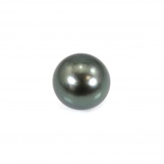 Perle de culture de Tahiti, ronde, 13-13.5mm, A x 1pc