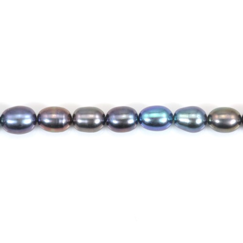 Perlas de agua dulce irregulares - Redondas 10 mm - Blanco nacarado x4 -  Perles & Co