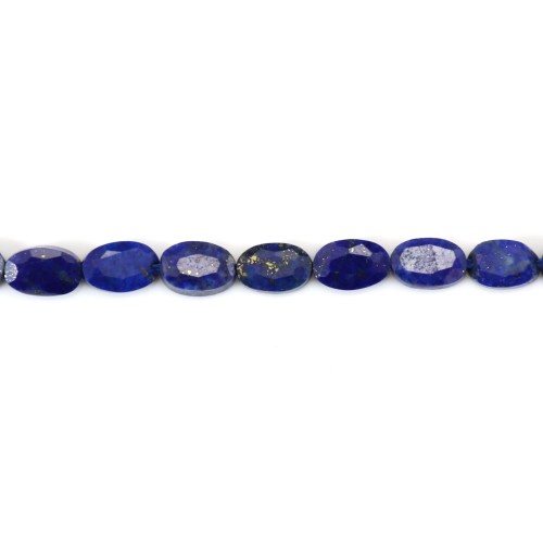 Lapis Lazuli oval facettiert 4x6mm x 2pcs