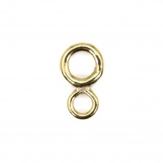 Double soldered rings 4 and 6.8mm - Gold Filled x 1pc