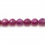 Ruby Faceted Round 4mm