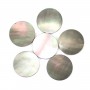 Cabochon Mother-of-Pearl round flat 10mm x 1pc