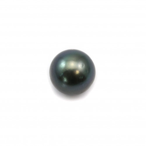 Perle de culture de Tahiti, ronde, 10-11mm, D x 1pc