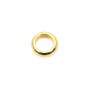 Perle rondelle 2x6mm - Acier Inox 304 doré x 4pcs