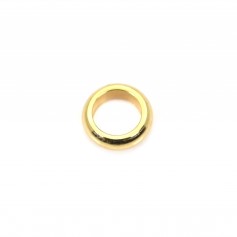 Perle rondelle 2x6mm - Acier Inox 304 doré x 4pcs