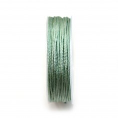 Filato di poliestere iridescente verde mandorla 1,5 mm x 15 m