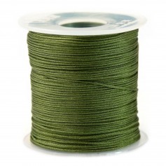 Grass green polyester yarn 0.8 mm X100m