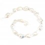 White freshwater cultured pearl baroque 14.5-16mm x 40cm