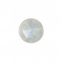 Round faceted Labradorite cabochon 10mm x 1pc