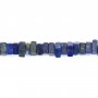 Lapis Lazuli rondelle carré 2x4mm x 39cm
