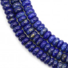 Lapis lazuli roundel 3x6mm x 40cm