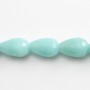 Amazonite Faceted Round Teardrop